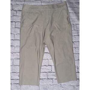 Athleta Stellar Straight Crop Pant Light Beige Women’s Plus Size 22